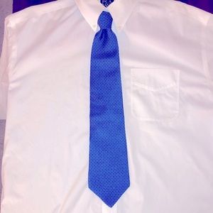 Nautica Blue Patterned Tie
